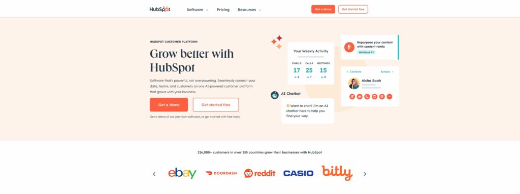 CRM-System HubSpot im Vergleich zu SmartWe