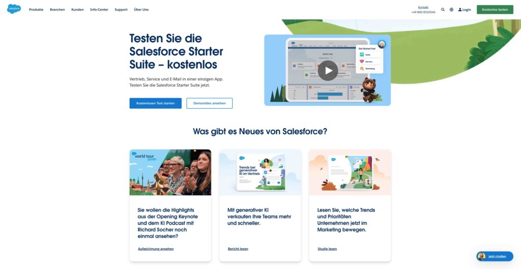 Das CRM-System Salesforce im Vergleich zu SmartWe